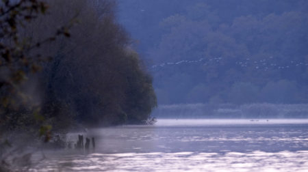 Photo du fleuve La Vilaine prise à l'aube